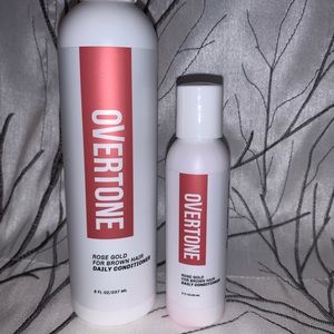 Overtone Rose Gold For Brown Hair.